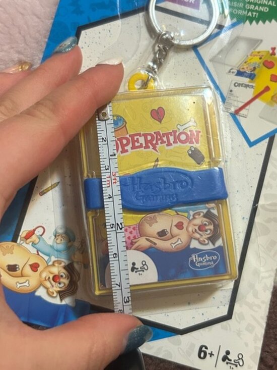 Hasbro Operation Keychain Game Blue And Yellow - Picture 4 of 4